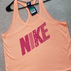 Coral & Pink Nike Tank Top